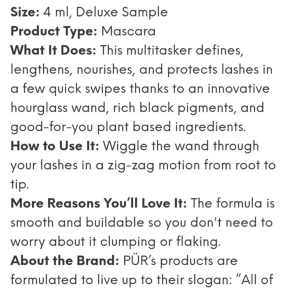 🌻 PUR On Point Mascara - Picture 2 of 3